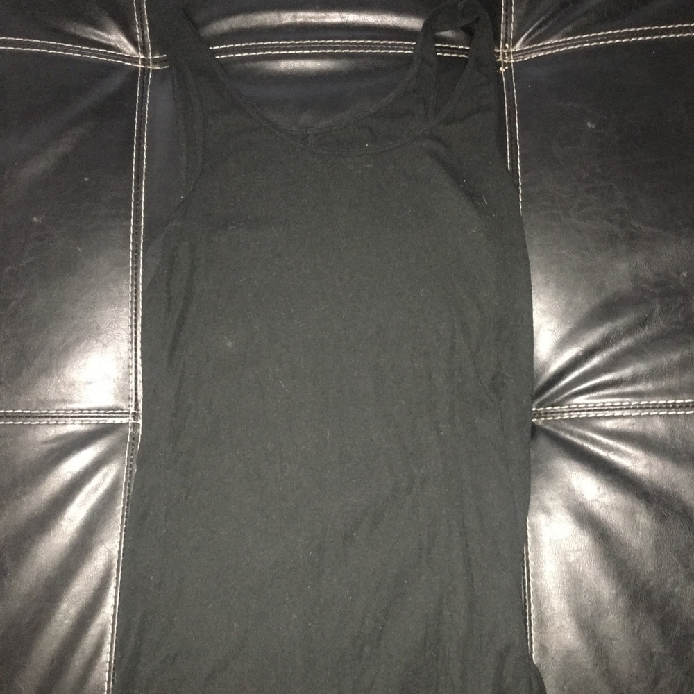 Black tank top
